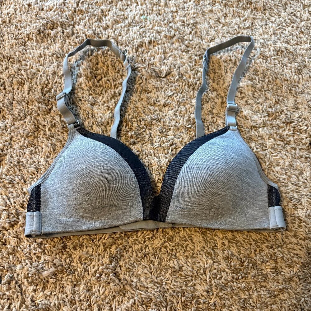 Lively Grey Basic Bra - image 1